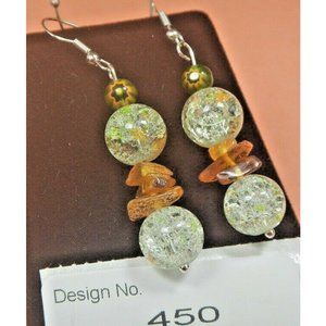 AMBER-Gemstone Earring-Energy-Jewelry-Facilitate-Soothing, calming,  450